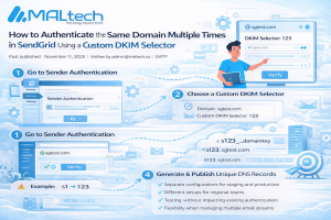 Read more about the article How to Authenticate the Same Domain Multiple Times in SendGrid Using a Custom DKIM Selector